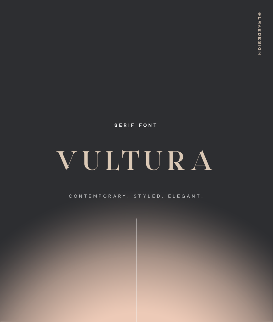 Vultura Serif Font by Sweetest Goods
