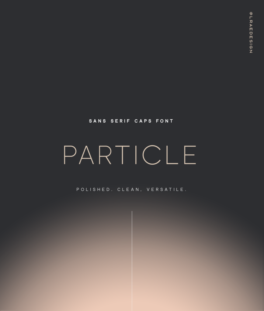 Particle Sans Serif Font by Jeremy Vessey